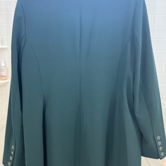 Dennis Basso Luxe Crepe Notched Collar Blazer - Picture 4 of 4